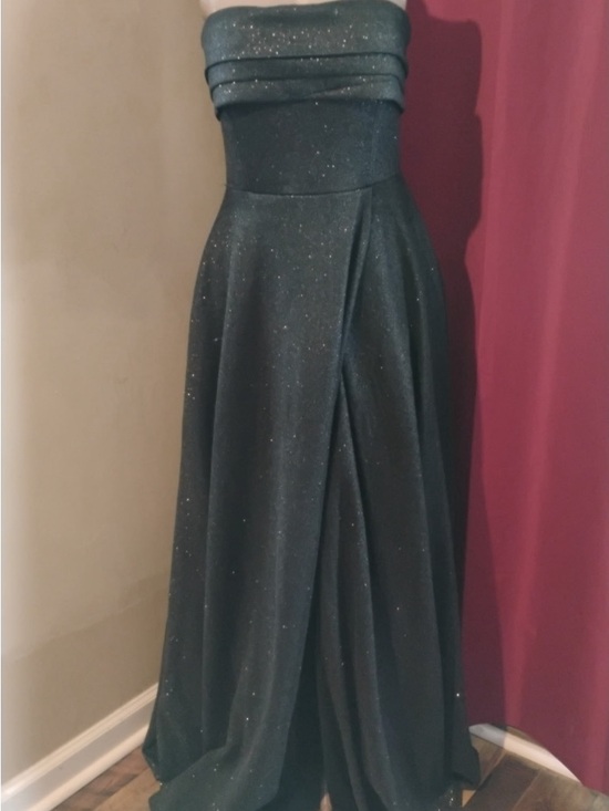 Windsor Dresses & Skirts - Windsor Strapless Black Sparkle Evening Gown